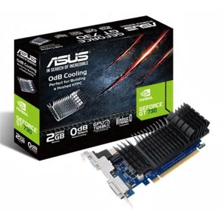 Asus GeForce GT 730 2GB GDDR5 Passive Cooling Graphics Card (GT730-SL-2GD5-BRK)