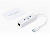 TP-Link USB 3.0 3-Port Hub with Gigabit Ethernet Adapter