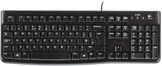 LOGITECH K120 Corded Keyboard - Black USB
