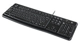 Logitech K120 Wired USB Keyboard - US International Layout