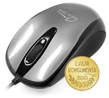 Pelė Media-Tech Plano Optical USB Mouse, 800dpi - Silver