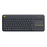 LOGITECH K400 Plus Wireless Touch Keyboard - Black (US Layout)