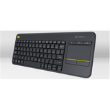 LOGITECH K400 Plus Wireless Touch Keyboard - Black (US Layout)