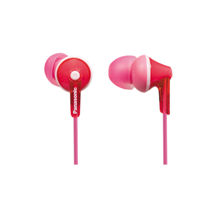 Panasonic RP-HJE125E-P In-Ear Headphones - Pink