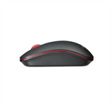 Asus WT300 Black/Red Ergonomic Wireless Optical Mouse - 1600 DPI - Symmetrical ambidextrous design - Up to 15 months of battery life*