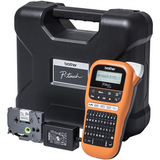Brother PTE110VP Professional Handheld Label Printer - Orange