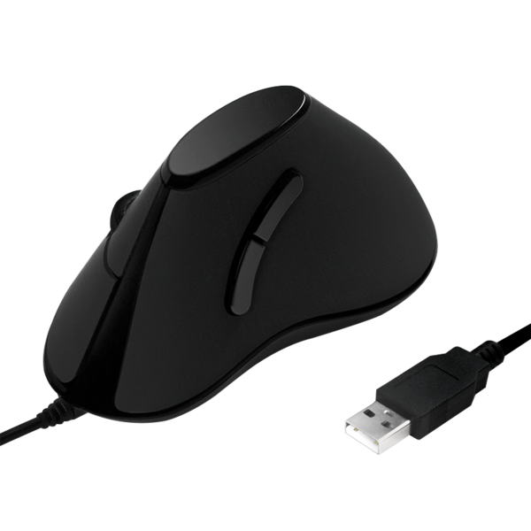 LOGILINK Ergonomic Vertical Mouse - USB, 1600 DPI