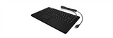 IcyBox KeySonic Mini Keyboard - Waterproof IP68 with Touchpad (USB, Black)
