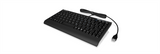IcyBox KeySonic Mini Keyboard - PS/2 & USB 2.0, Black