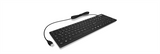 IcyBox KeySonic Mini Keyboard - Waterproof IP68 with Touchpad (USB, Black)
