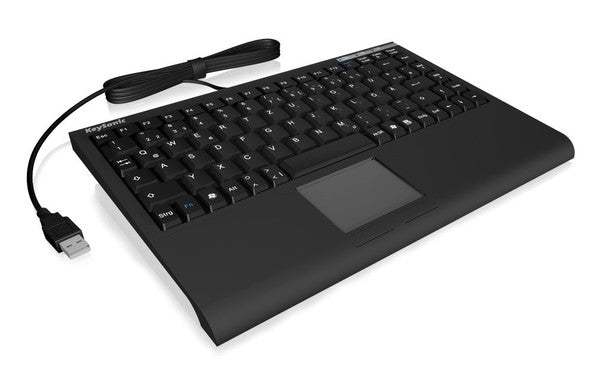 ACK-540U+ Compact USB Touchpad Keyboard - US Layout