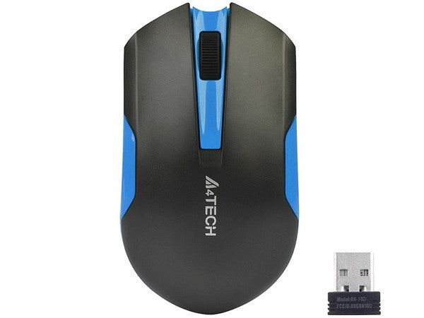 A4Tech G3-200N-1 V-Track Wireless Mouse (Black/Blue)