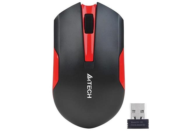 A4TECH V-TRACK G3-200N-1 Wireless Mouse - Black/Red
