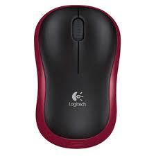 LOGITECH M185 Wireless Mouse - Red
