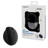 LOGILINK Wireless Ergonomic Mouse, 2.4 GHz, 1600 dpi
