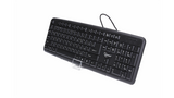 Gembird KB-U-103 USB Standard Keyboard - Black (RU Layout)