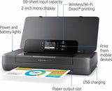HP OfficeJet 200 Mobile Printer - Color Inkjet, A4, 1200x1200dpi, 20ppm Mono, 19ppm Color, USB, Wi-Fi
