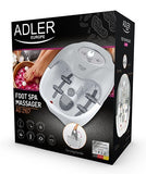 Adler AD 2167 Foot Massager - White/Grey