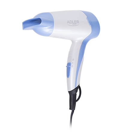 Adler AD 2222 Hair Dryer - 1200W, White/Blue