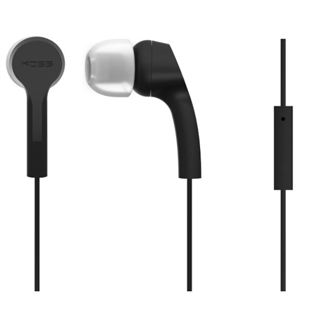 Koss - Headphones - KEB9iK - Wired - In-ear - Microphone - Black