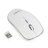 Gembird MUSW-4B-01-W Wireless Optical Mouse - 1600 DPI, White