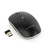 Gembird MUSW-4B-01 Wireless Optical Mouse, 1600 DPI, USB, Black