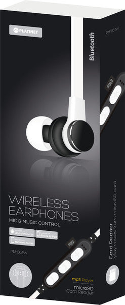 Platinet PM1061 Wireless On-Ear Headphones - White