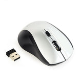 Gembird MUSW-4B-02-BS Wireless Optical Mouse - 1600 DPI, USB, Black/Silver