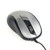 Gembird MUS-6B-01-BG Optical Mouse, 1600 DPI, USB, Black/Space Grey
