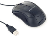 Gembird MUS-3B-02 Optical Mouse, 1000 DPI, USB, Black