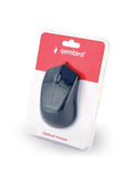 Gembird MUS-3B-02 Optical Mouse, 1000 DPI, USB, Black