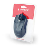 Gembird MUS-3B-01 Optical Mouse, 1000 DPI, USB, Black