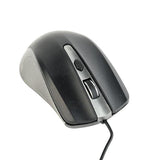 Gembird MUS-4B-01-GB Optical Mouse, 1200 DPI, USB, Black/Space Gray