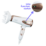 Adler AD 2248 Hair Dryer - 2400W with Ionic Function & Diffuser - White