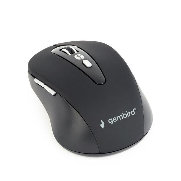 Gembird MUSWB-6B-01 Bluetooth Optical Mouse, 1600 DPI, 6-Button, Black