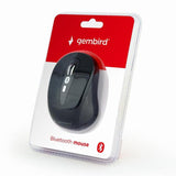 Gembird MUSWB-6B-01 Bluetooth Optical Mouse, 1600 DPI, 6-Button, Black