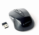 Gembird MUSW-6B-01 Wireless Optical Mouse, 1600 DPI, USB, Black
