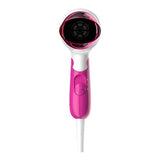 Philips - Hair Dryer - BHD003/00 - 1400 W - Number of temperature settings 2 - White/Pink