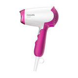 Philips - Hair Dryer - BHD003/00 - 1400 W - Number of temperature settings 2 - White/Pink