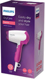 Philips - Hair Dryer - BHD003/00 - 1400 W - Number of temperature settings 2 - White/Pink