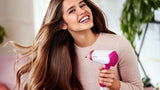 Philips - Hair Dryer - BHD003/00 - 1400 W - Number of temperature settings 2 - White/Pink