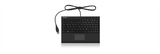 IcyBox KeySonic Mini Keyboard with Smart Touchpad - USB, Black