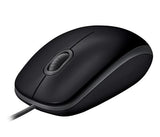 Logitech B110 Silent USB Mouse - Black