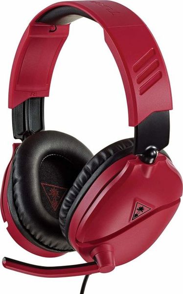 Turtle Beach RECON 70 Wired Over-ear Gaming Headphones with Foldable microphone - Red - Xbox One/Xbox Series X-S/PS4/PS5/Nintendo Switch/PC/Sm...