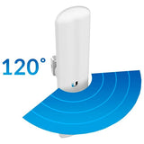 Ubiquiti LiteAP ac LAP-120 5 GHz airMAX ac 16dBi 120° Sector AP