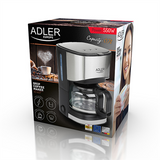 Adler - Coffee maker - AD 4407 - Drip - 550 W - Black