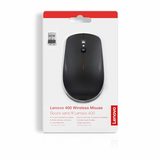 Lenovo 400 Wireless Mouse - 2.4 GHz USB - Black