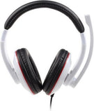 Gembird Stereo Headset with Microphone - White/Black/Red