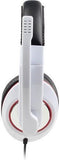 Gembird Stereo Headset with Microphone - White/Black/Red