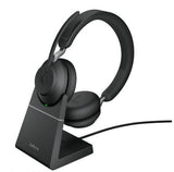 Jabra Evolve2 65 MS Stereo Headset - On-Ear Bluetooth Wireless USB-C Noise Isolating Black (Certified for Microsoft Teams)